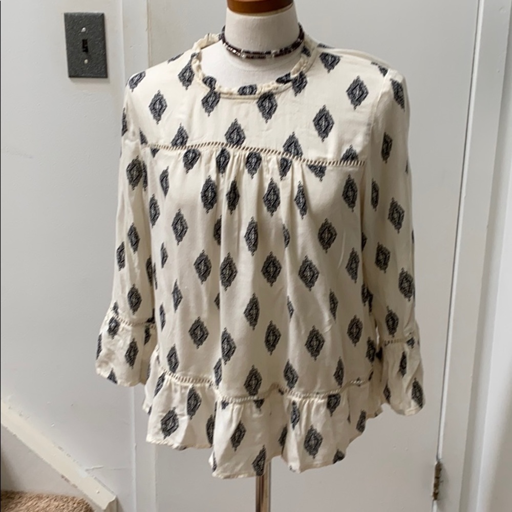 Lucky brand boho blouse